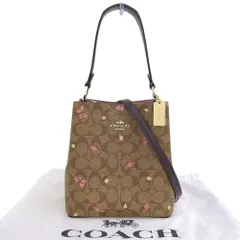【本物保証】 希少 レア 新品同様 コーチ COACH シグネチャー 2WAYバッグ 2311 ハンドバッグ ショルダー ブラウン 斜め掛け 蝶 バタフライ