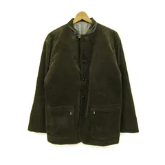 クロスアイ ジャケット ショートコート コーデュロイ アウター 日本製 大きいサイズ メンズ LLサイズ カーキ KrosEye 【中古】