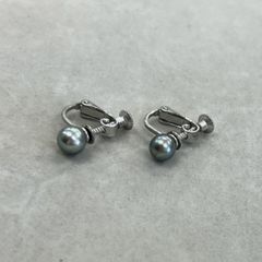 あこや真珠イヤリング（黒染）8.0mm/EJC-ER0004（P9800）