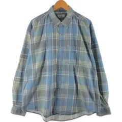 古着 80年代 エルエルビーン L.L.Bean 長袖 コットンチェックシャツ カナダ製 メンズXL相当 ヴィンテージ/eaa503379
