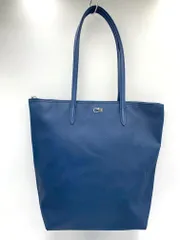 未使用級】ラコステ トートバッグ A4 PVC ネイビー ユニセックス 未使用級】ラコステ トートバッグ A4 PVC ネイビー ユニセックス