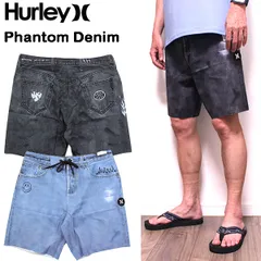 Hurley ハーレー サーフパンツ デニム PHANTOM ECO DENIM 18 MBS01887 メンズ 海水パンツ ボードショーツ デニム風 リサイクル素材 速乾 ストレッチ 水陸両用 18インチ丈