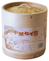 【新着商品】せいろ 蒸し器 ミニ 中華セイロ 2段セット 市原木工所 直径15cm セイロ CS15-2S