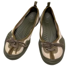 【美品】クロックス (22) スニーカー フラット 運動靴 パンプス スリッポン 希少デザイン