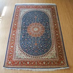 213cm x 147cm　ペルシャ絨毯 カシャーン産 213cm x 147cm ペルシャ絨毯 カシャーン産 - メルカリ