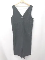 ◇ ⊂ SM2 サマンサ モスモス ブイカット - ロング ジャンパースカート サイズ表記なし ブラック系 レディース E  【1507280005811】