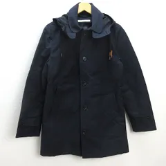 H■ジャーナルスタンダード/JOURNAL STANDARD ライナー付き ステンカラーコート【M】紺/MENS■41【中古】