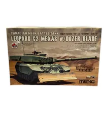 美品 プラモデル カナダ軍 レオパルド C2 メクサス w/ドーザー