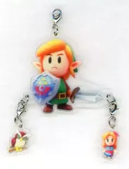 【中古】キーホルダー リンク＆マリン＆フクロウ アクリルチャーム 「Switchソフト ゼルダの伝説 夢をみる島」 Amazon.co.jp購入特典
