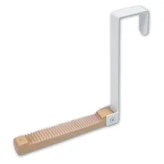 [HYmish]ドアハンガーフック ドアフック フック 収納 室内物干し 部屋干し ドアハンガー ハンガーフック ドア掛け収納 折り畳み 扉 ホワイト 単品 [ホワイト] [単品]