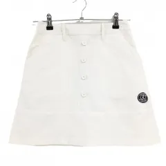 【美品】アンパスィ スカート 白 前飾りボタン  レディース S ゴルフウェア and per se