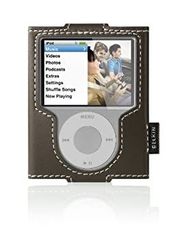 【中古-非常に良い】 iPod nano 3G LEATHER SLEEVE - CHOCOLATE F8Z204-BRN