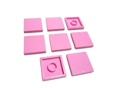 レゴ★未使用！ピンク色の２×２タイル８点セット