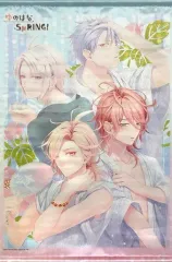 【中古】タペストリー [単品] 集合 描きおろしA2布タペストリー 「PS Vitaソフト ゆのはなSpRING! アニメイト限定セット」 同梱特典