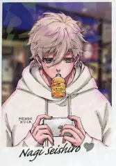 【中古】キャラカード 凪誠士郎 特製フォト風カード 「ブルーロック×ツリービレッジカフェ」 グッズ購入特典