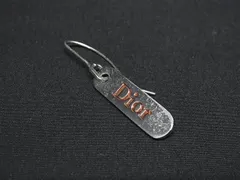 ChristianDior クリスチャンディオール 片耳のみ ピアス アクセサリー レディース  メンズ シルバー系×レッド系 DE8703
