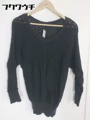 ◇ green label relaxing UNITED ARROWS アンゴラ混 ニット 長袖 セーター ブラック レディース 【中古】 【1002800486175】