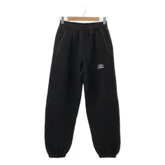 【新品】  JUHA / ユハ | 2023AW | ×UMBRO アンブロ / WOOL BOA FLEECE PANTS フリースパンツ | 2 | ブラック | メンズ