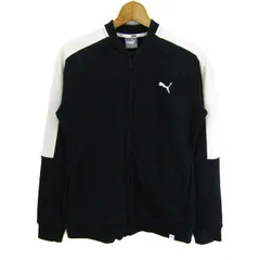 プーマ ブルゾン ジャケット アウター スウェット スポーツウエア レディース Mサイズ ネイビー PUMA 【中古】のサムネイル
