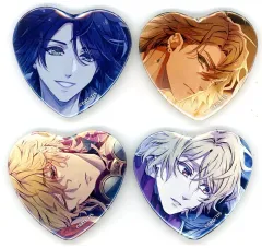 【中古】バッジ・ピンズ [単品] 集合 ハート型缶バッジ4個セット 「Switchソフト 泡沫のユークロニア -trail- ビックカメラ・アニメガ×ソフマップ限定セット」 同梱特典