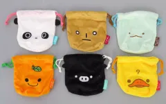 【中古】バッグ 全6種セット 「San-Xオールスターズ ふわふわフェイス巾着」