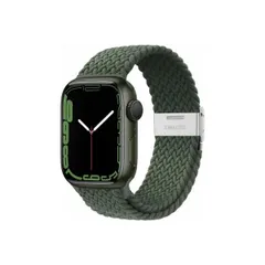アップルウォッチ バンド Apple Watch バンド 伸縮 バンド ベルト (グリーン, 49mm/45mm/44mm/42mm)