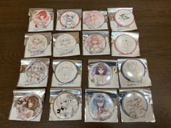 あおぎり高校 POP UP SHOP～5年も続けてごめん、祝うわ～ inマルイ 5th Anniversary 缶バッジ セット (石狩あかり 大代真白 山黒音玄 栗駒こまる 千代浦蝶美 我部りえる エトラ 春雨麗女)