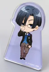 【中古】アクリルスタンド・アクリルパネル ロレンス・ブルーアー アクリルクリップスタンド 「黒執事 -寄宿学校編-」 C104グッズ