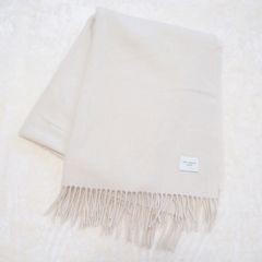 お値下げ交渉歓迎♪【URBAN RESEARCH DOORS アーバンリサーチドアーズ】大判ストール ★アイボリー★カシミア混