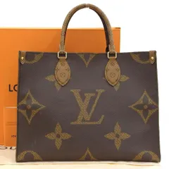 【本物保証】 箱・布袋付 超美品 ルイヴィトン LOUIS VUITTON モノグラム ジャイアント オンザゴーMM 2WAYバッグ ハンド ショルダー M45039