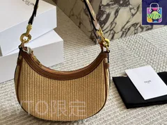 【今日特価】Celine セリーヌ 新作 ストロー アームキャリーバッグ アヴァ 高級感溢れるデザインが魅力-WTO輸入1