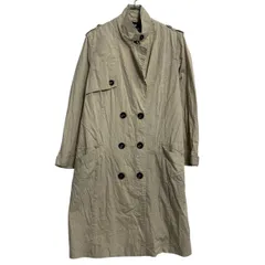 H&M トレンチコート L 程 ベージュ エイチアンドエム ダブルボタン エポレット 秋冬 アウター 古着卸 アメリカ仕入 a612-7031のサムネイル