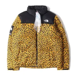 美品 Supreme シュプリーム ダウン ジャケット サイズ:XL 11AW THE NORTH FACE ノースフェイス レオパード ヌプシ ダウンジャケット Nuptse Down Jacket イエロー アウター ブルゾン コラボのサムネイル