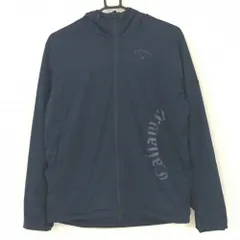 【超美品】キャロウェイ ジップパーカー ネイビー 裏地メッシュ ブルゾン  メンズ M ゴルフウェア 2023年モデル Callaway