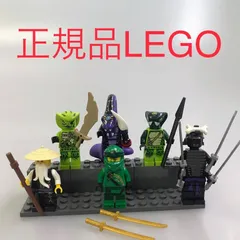 正規品 LEGO レゴ ニンジャゴー  ミニフィグ　6個　おまけ付き　まとめ売り NH-819 ※NINJAGO　忍者　ロイド　ウー先生　ガーマドン卿　スピッタ　ラシャ　ヘビヘビ族　パイソー　武器　刀　70679 361のサムネイル