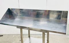 平棚 W1350×D350×300 壁付棚 ステンレス棚 業務用 中古 厨房