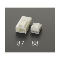 【新品・７営業日以内発送】【個人宅配送不可】【即納在庫品】エスコ EA538RA-88 5極・ロック付 ハウジングオス 10個 EA538RA88【沖縄離島販売不可】