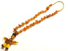 【年末SALE】ビーズ　スワロフスキーネックレス　#N31