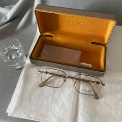 BV6 新品 BVLGARI ブルガリ メガネ フレーム チタン 18金 18K - メルカリ
