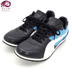 JIL SANDER PUMA ジルサンダー プーマ スニーカー 27㎝ レザー テキスタイル/ファブリック ブラック/ホワイト/ライトブルーカラー 箱 保存袋 340169 03