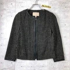 おしゃれ！きちんと感！BANANA REPUBLIC バナナリパブリック チェック ジップ ジャケット 0のサムネイル
