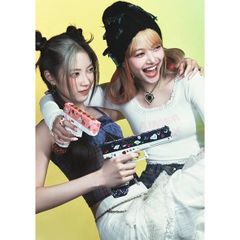 K-POP グッズ LE SSERAFIM ルセラフィム ラミネート加工 ハングル 反切表つき 下敷き オリジナル ピオナ 推し活 オタ活 勉強