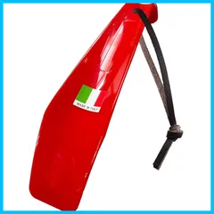 【特価セール】靴べら おしゃれ イタリア製 軽量 プラスチック 履きやすい 構造 吊り下げ フック&ループホール 近藤Kondo) ミディアム ショート 18cm レッド 革紐付き ハンドシューホーン G type
