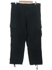UNUSED アンユーズド 22AW Nep cargo pants コットンシルクネップカーゴパンツ ブラック 3 UW1059のサムネイル