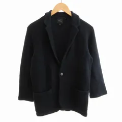 アルマーニエクスチェンジ A/X ARMANI EXCHANGE タグ付き ニット ジャケット コットン S 紺 ネイビー 3GZG1A /KO ■SM3のサムネイル