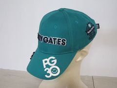 パーリーゲイツ PEARLY GATES ゴルフ キャップ 帽子 30周年 グリーン系 ゴルフマーカー付き【中古】MO5017TUD【Shops 匿名配送】