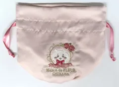 【中古】バッグ ちいかわ 刺繍巾着 「ちいかわ なんか小さくてかわいいやつ×Maison de FLEUR」