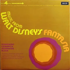 英LP Leopold Stokowski, Tutti Camarata, Bernard Herrmann, Stanley Black Music From Walt Disneys Fantasia PFS4260 Decca /00260