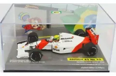 【中古】ミニカー 1/43 マクラーレン ホンダ MP4-7 #1(ホワイト×オレンジ)  「アイルトン・セナ レーシングカーコレクション」 セナ没後15年 アニバーサリーモデル [540 431504]