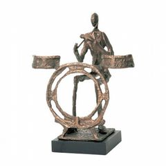 音楽家の金属製彫刻 約30cm - メルカリ